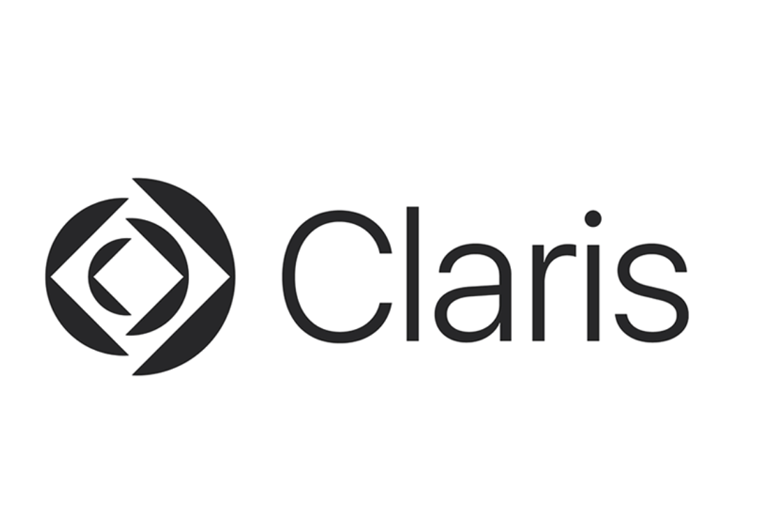ai_robot_li Claris logo in black with white background